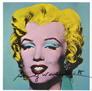 Andy Warhol_Marilyn 1967 serigrafia su carta pezzo unico fuori edzione cm91x91